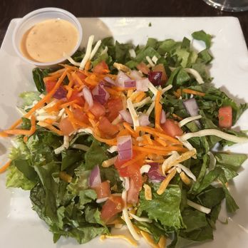 C Level - Mixed green salad with 1000 island dressing. - Bars Near Me - Panama City Beach, Florida C Level - Mixed green salad with 1000 island dressing. - Bars Near Me - Panama City Beach, Florida