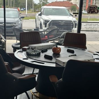 Cigar Cave Lounge - Poker table for event - Lounges Near Me - Palm Harbor, Florida