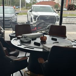 Cigar Cave Lounge - Poker table for event