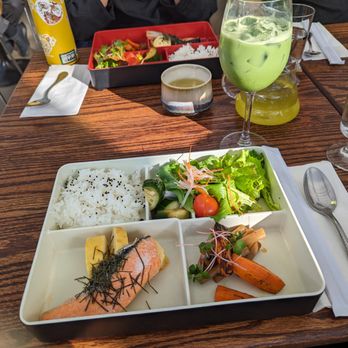 Wagashi Tea House - Japanese Breakfast Set + Matcha Latte - Coffee & Tea Near Me - Canmore, Alberta Wagashi Tea House - Japanese Breakfast Set + Matcha Latte - Coffee & Tea Near Me - Canmore, Alberta