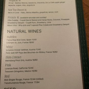 Highly Likely - Cocktail menu. - Breakfast & Brunch Near Me - Los Angeles, California