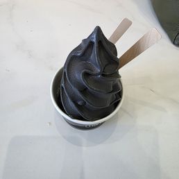 Black Sesame Soft Serve