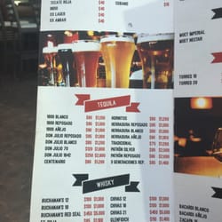 Bohemia Music & Bar - Menu