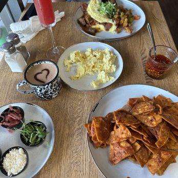 Pradera Brunch - Chilaquiles with everything but the beans on the side - Breakfast & Brunch Near Me - Baldwin Park, California Pradera Brunch - Chilaquiles with everything but the beans on the side - Breakfast & Brunch Near Me - Baldwin Park, California
