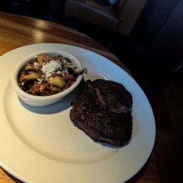 Ribeye pitsburg style Ribeye pitsburg style