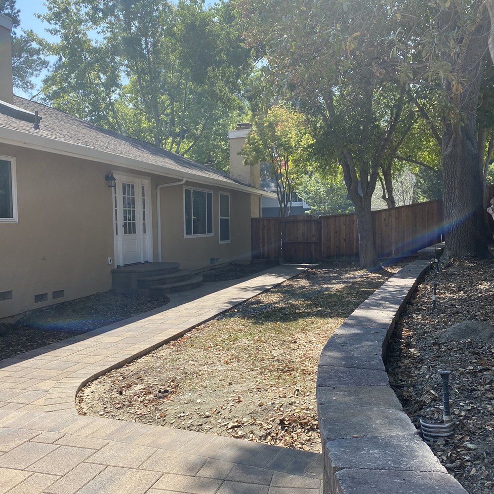 Brasmerica Paver systems - View from raised patio to side of house - Masonry/Concrete Near Me - Pinole, California Brasmerica Paver systems - View from raised patio to side of house - Masonry/Concrete Near Me - Pinole, California