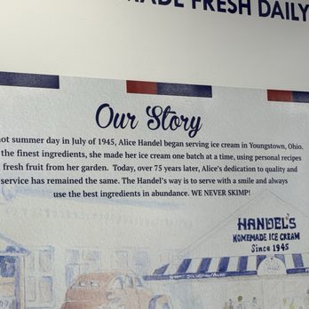 Handel’s Homemade Ice Cream - Was interesting to learn the story. - Ice Cream & Frozen Yogurt Near Me - Reno, Nevada