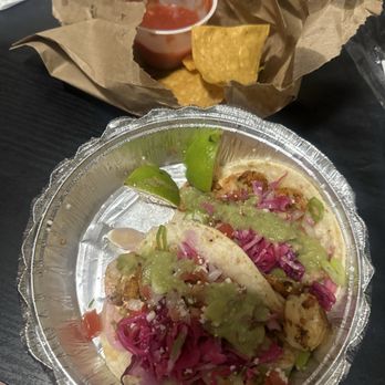Fonda Garibaldi - Shrimp Tacos so delicious - New Mexican Cuisine Near Me - Brooklyn, New York