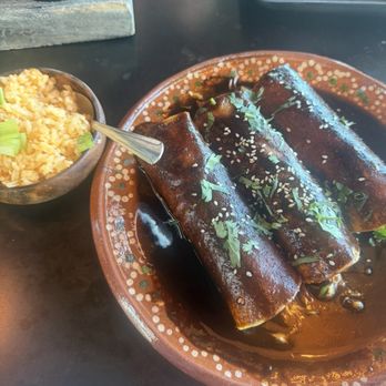 Indita Mia - Mole with rice - Mexican Near Me - Tacoma, Washington Indita Mia - Mole with rice - Mexican Near Me - Tacoma, Washington