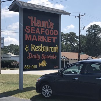 Ham Seafood Market - Street signage. - Seafood Markets Near Me - Florence, South Carolina