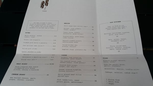 Menu photo 2 Glass Goose Auckland, AUK Menu photo 2 Glass Goose Auckland, AUK