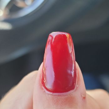 Excellent Nail Spa - $45 for a fill, already looks a week overgrown and sloppy painting around the bottom part - Nail Salons Near Me - Lancaster, California