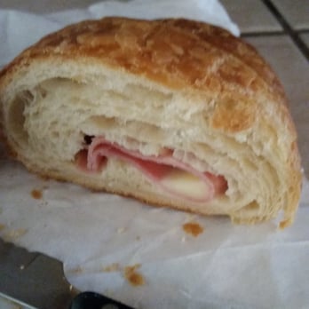 The Donut Country - One piece of ham, can't find cheese in their ham and cheese croissant. I'll stick to donuts - Donuts Near Me - Hanford, California The Donut Country - One piece of ham, can't find cheese in their ham and cheese croissant. I'll stick to donuts - Donuts Near Me - Hanford, California
