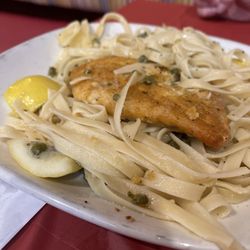 Milano's Italian Restaurant & Catering - Would take it home for the dogs but i don't they'd like the chicken piccata from here. Tasted like lemon water and oil