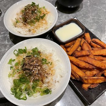 Ishoni Yakiniku - Ishoni rice to the left - @eatwithher - Barbeque Near Me - Seattle, Washington