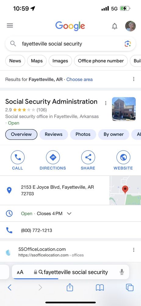Social Security Administration - social services organization in Fayetteville, AR