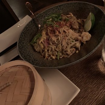 Buddakan - Wok Tossed Noodles with Prawns - Chinese Near Me - New York, New York Buddakan - Wok Tossed Noodles with Prawns - Chinese Near Me - New York, New York