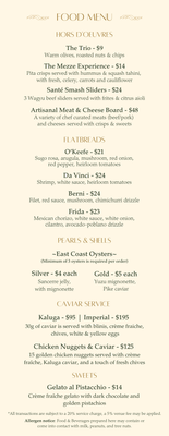 Menu photo 4 Sante Houston, TX