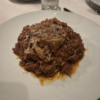 Craig's - Truffle Bolognese - perfectly al dente pasta with beef Bolognese and just the right amount of truffle. - American Near Me - West Hollywood, California Craig's - Truffle Bolognese - perfectly al dente pasta with beef Bolognese and just the right amount of truffle. - American Near Me - West Hollywood, California