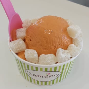 Creamistry - Thai tea with mochi - Desserts Near Me - Cerritos, California