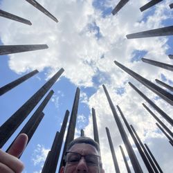Steel Columns Sculpture