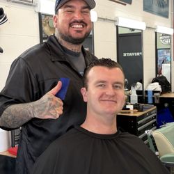 Colin's Barbershop - Colin has been cutting Buff's hair over 10 years!