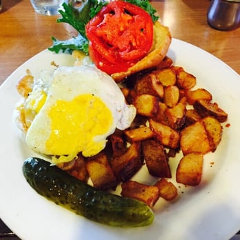 Megg's Cafe - Classic burger with oven roasted potatoes! - Bakeries Near Me - Temple, Texas
