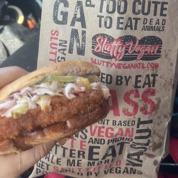 Slutty Vegan - The ChikN Head was delicious!!! - Vegan Near Me - Baltimore, Maryland