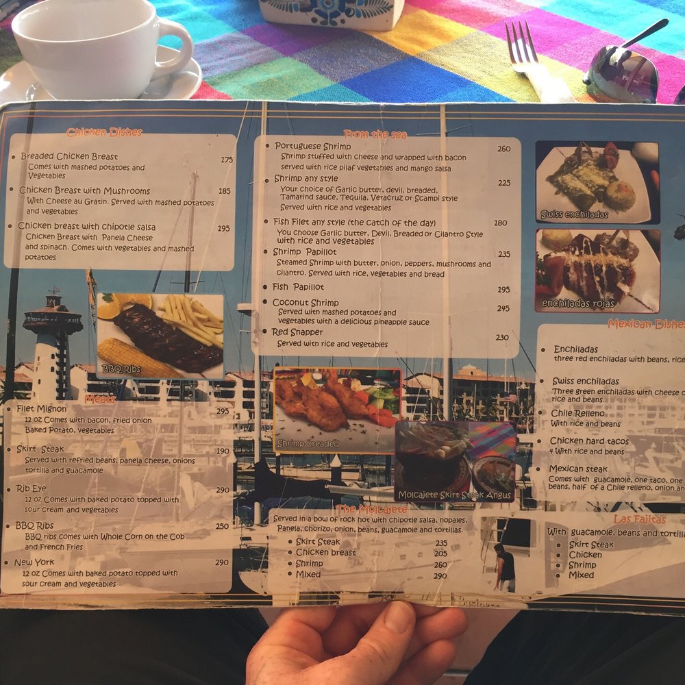 Los Mariachiles - Menu back - Mexican Near Me - Puerto Vallarta, JAL