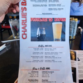 Chicken Charlie's Table - Bar menu - American Near Me - San Diego, California