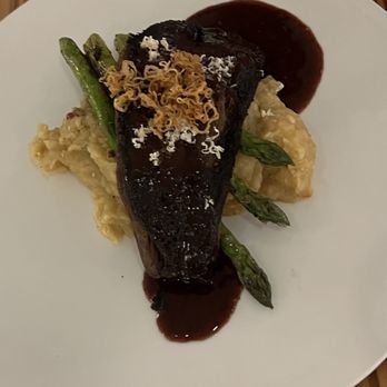 The Green House Restaurant - Aubergine filet, mash & asparagus - Vegan Near Me - Wilmington, North Carolina The Green House Restaurant - Aubergine filet, mash & asparagus - Vegan Near Me - Wilmington, North Carolina
