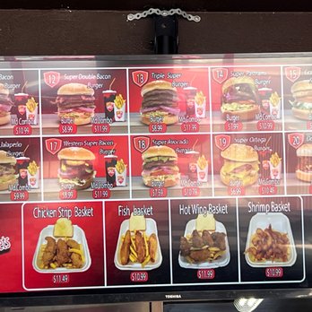 Super Burger Drive In - Menu as of 06/05/2023 - Burgers Near Me - Stockton, California Super Burger Drive In - Menu as of 06/05/2023 - Burgers Near Me - Stockton, California