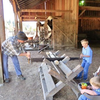 Philip Foster Farm - Me and my son using real tools from that era on the farm. - Museums Near Me - Eagle Creek, Oregon Philip Foster Farm - Me and my son using real tools from that era on the farm. - Museums Near Me - Eagle Creek, Oregon