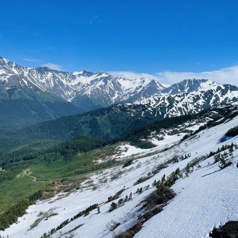 Alyeska Resort - On the gondola going up. June 5, 2022 - Ski Resorts Near Me - Girdwood, Alaska