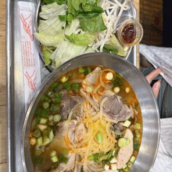 Viet Tea Cafe - Spicy Beef Noodle Soup (Bun Bo Hue) - Vietnamese Near Me - Nashville, Tennessee Viet Tea Cafe - Spicy Beef Noodle Soup (Bun Bo Hue) - Vietnamese Near Me - Nashville, Tennessee