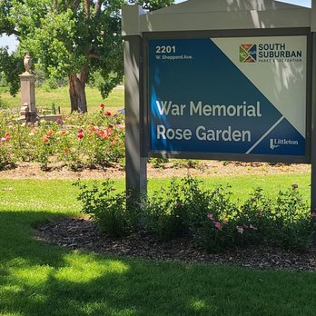 War Memorial Rose Garden - Signage  06-26-2023 - Parks Near Me - Littleton, Colorado