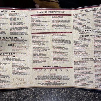 Piesanos Stone Fired Pizza - Windermere - Menu - Italian Near Me - Windermere, Florida Piesanos Stone Fired Pizza - Windermere - Menu - Italian Near Me - Windermere, Florida