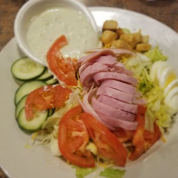 Brickhouse Grill - Chef salad - large and very filling. Lots of dressing. - Steakhouses Near Me - Lebanon, Missouri Brickhouse Grill - Chef salad - large and very filling. Lots of dressing. - Steakhouses Near Me - Lebanon, Missouri