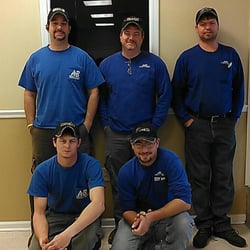 A&B Heating & Cooling Company - Some of our talented, friendly technicians. All of which are NATE certified!