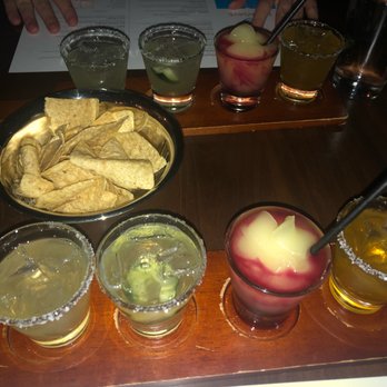 Blue Agave Grill - The margarita flight of my dreams! - Seafood Near Me - Fort Collins, Colorado