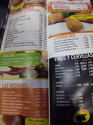 Menu photo 1 Las Bravas Madrid, M