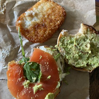 Iggy's Eggies - Undercooked potato cake and a sad tomato slice. - Breakfast & Brunch Near Me - Detroit, Michigan