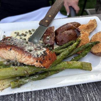 Chief O'Neill's Pub & Restaurant - Grilled Faroe Island Atlantic Salmon - New American Near Me - Chicago, Illinois Chief O'Neill's Pub & Restaurant - Grilled Faroe Island Atlantic Salmon - New American Near Me - Chicago, Illinois