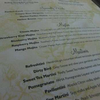 Pavilion Bar - Pavilion Bar - Menu - Bars Near Me - Charleston, South Carolina