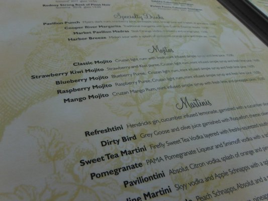 Menu photo 6 Pavilion Bar Charleston, SC