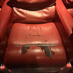 "Luxury" recliner. This wasn't even the worst one.