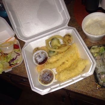 Asian 211 Bistro - Chicken & vegetable tempura with a salad and California roll. - Japanese Near Me - Middletown, New York Asian 211 Bistro - Chicken & vegetable tempura with a salad and California roll. - Japanese Near Me - Middletown, New York