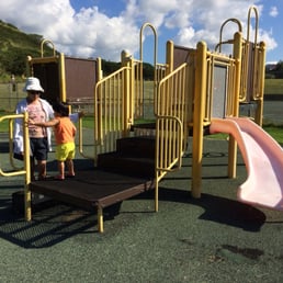 Small beat-up playground