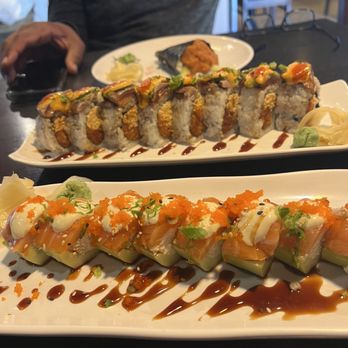 Sushi Hook - Cucumber split roll, Bang Bang Roll, spicy tuna hand roll - Sushi Bars Near Me - Sacramento, California Sushi Hook - Cucumber split roll, Bang Bang Roll, spicy tuna hand roll - Sushi Bars Near Me - Sacramento, California