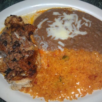 Jimador - Chicken breast topped with chorizo and cheese! B&R too, of course....so so good!! - Mexican Near Me - Dale, Indiana Jimador - Chicken breast topped with chorizo and cheese! B&R too, of course....so so good!! - Mexican Near Me - Dale, Indiana